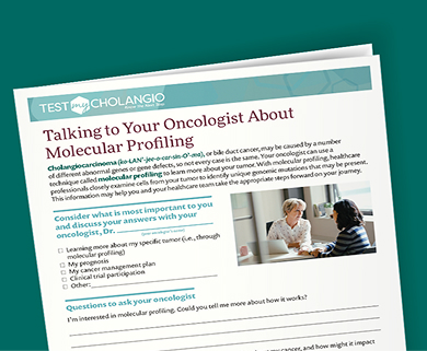 The Biomarker Testing Discussion Guide.